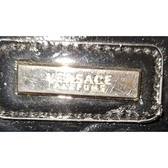 Versace Perfume Large Tote Bag Black Patent Trim - Picture 4 of 16